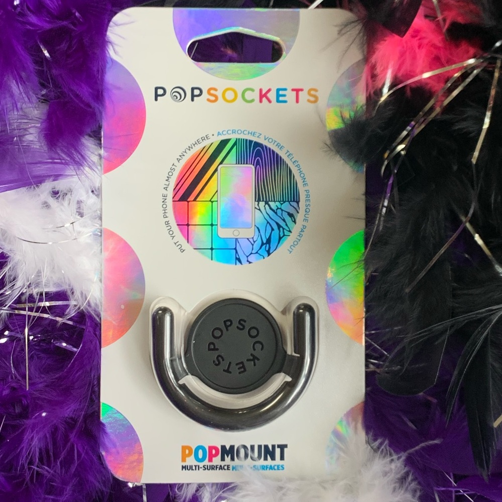 NWT PopSocket Black PopMount